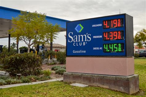 sam's club evansville gas price